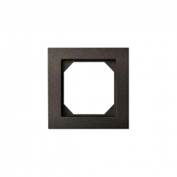 Рамка 1-постовая Liregus Epsilon антрацит 28-116