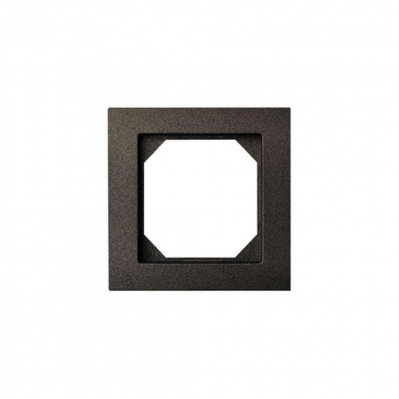 Рамка 1-постовая Liregus Epsilon антрацит 28-116