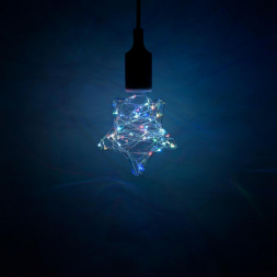 Лампа светодиодная Gauss Vintage Star E27 2W RGB 160802008