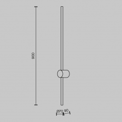 Настенный светодиодный светильник Maytoni Light Stick MOD237WL-L11BS3K