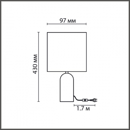 Настольная лампа Lumion Moderni Akivi 8146/1T