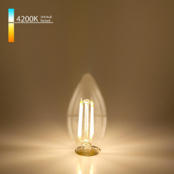 Лампа светодиодная филаментная Elektrostandard BLE1426 E14 9W 4200K прозрачная a050132