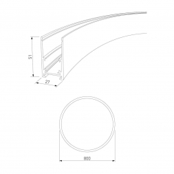 Шинопровод Elektrostandard Slim Magnetic 85160/00 a066497