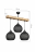 Подвесная люстра Toplight Lydia TL1614L-03BW