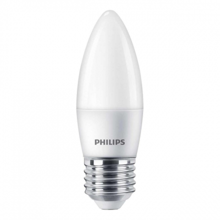 Лампа светодиодная Philips E27 6W 4000K матовая 929002970907