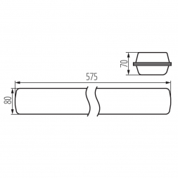 Линейный светильник Kanlux MAH LED HI 19W-NW RYF 22606