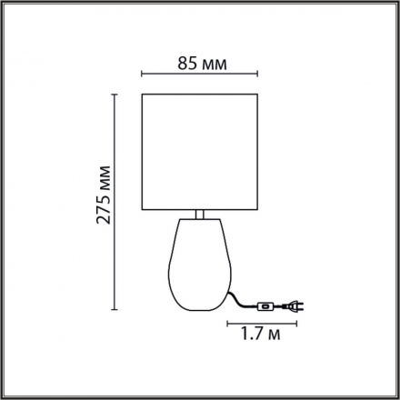 Настольная лампа Lumion Moderni Akivi 8147/1T