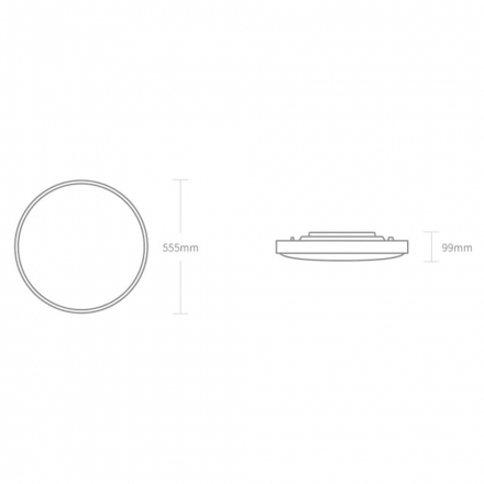 Потолочный светодиодный светильник Yeelight Arwen Ceiling Light 550S YLXD013-A