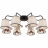 Потолочная люстра Illumico IL6103-8COU-79 CF CR