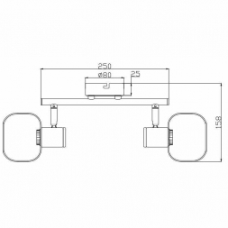 Спот Rivoli Dorkas 7026-702 Б0047097