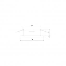 Встраиваемый светильник Elektrostandard 123 MR16 серебро a053356