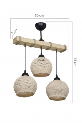 Подвесная люстра Toplight Lydia TL1614L-03WW