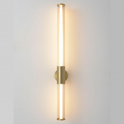 Настенный светодиодный светильник Crystal Lux Lineup AP18W Led Brass
