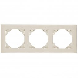 Рамка 3-постовая Efapel Logus 90 Base бежевый 90930 TMF