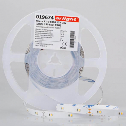 Светодиодная лента Arlight 6W/m 30LED/m 2835SMD дневной белый 5M 019674
