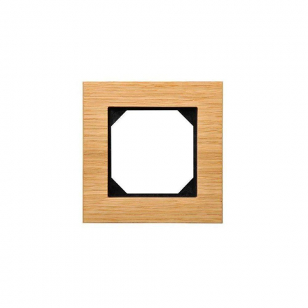 Рамка 1-постовая Liregus Epsilon дуб 28-220