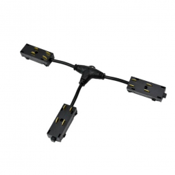 Коннектор Т-образный Denkirs Smart Hide TR2115-BK