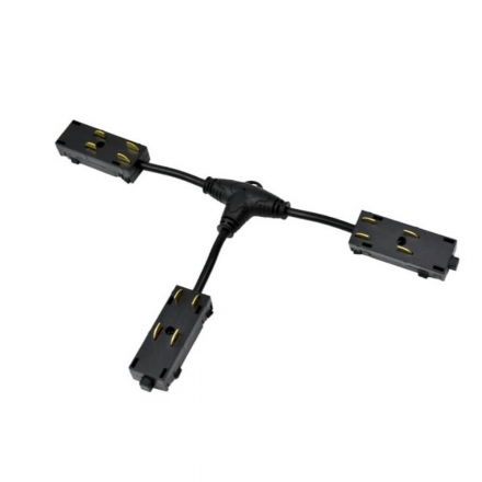 Коннектор Т-образный Denkirs Smart Hide TR2115-BK