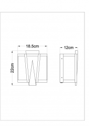 Настенный светильник Arte Lamp Grato A4079AP-1CC