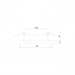 Встраиваемый светильник Elektrostandard 122 MR16 серебро/белый a053353