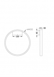 Настенный светильник Maytoni Rim MOD058WL-L25BS4K
