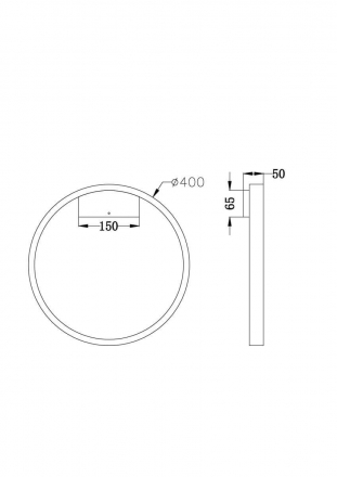 Настенный светильник Maytoni Rim MOD058WL-L25BS4K