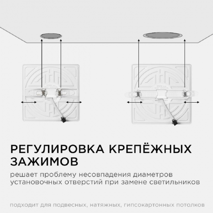 Встраиваемая светодиодная панель Apeyron 06-118