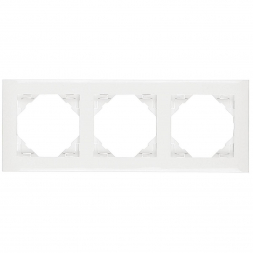 Рамка 3-постовая Efapel Logus 90 Base белый 90930 TBR