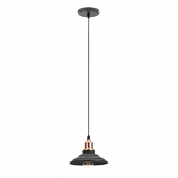 Подвесной светильник ЭРА Loft PL4 BK/RC Б0037438