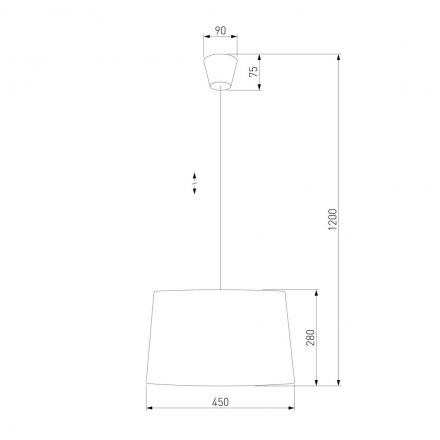 Подвесной светильник TK Lighting 1885 Maja Black