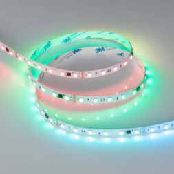 Светодиодная лента Arlight 14W/m 60LED/m 5060SMD разноцветный 5М DMX-B60-10mm 24V 039183