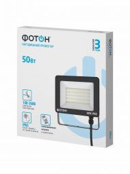 Прожектор светодиодный Фотон FL-50W6K65 50W 6500K 24536