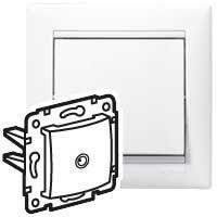 Розетка телевизионная TV Legrand Valena белая 694284