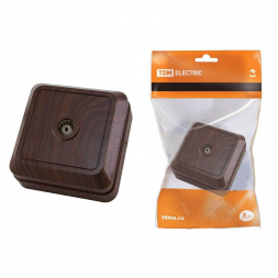 Розетка телевизионная TV TDM Electric Ладога бук SQ1801-0042