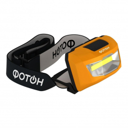 Налобный светодиодный фонарь Фотон от батареек 80х45 200 лм SH-600 23063