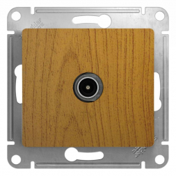 Розетка телевизионная TV Schneider Electric Glossa дуб GSL000593