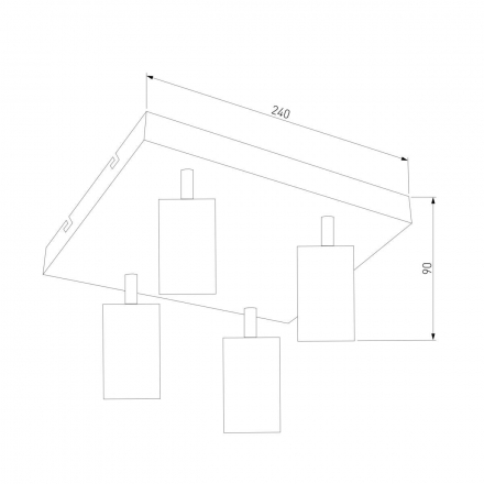 Светодиодный спот Eurosvet Fleur 20066/4 Led