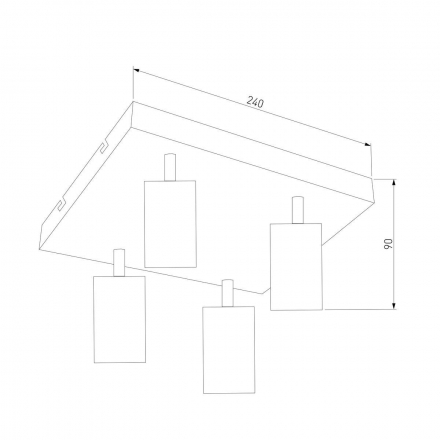 Светодиодный спот Eurosvet Fleur 20066/4 Led