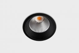 Встраиваемый светодиодный светильник Italline IT08-8035 black 3000K