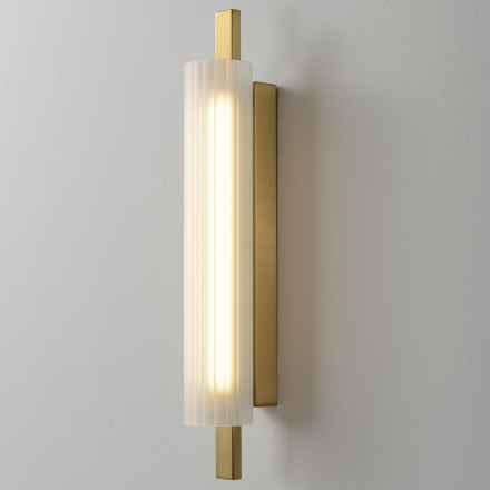 Настенный светодиодный светильник Crystal Lux Tunnel AP10 Led Brass