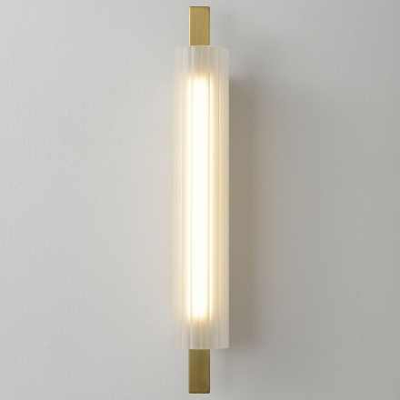 Настенный светодиодный светильник Crystal Lux Tunnel AP10 Led Brass