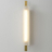Настенный светодиодный светильник Crystal Lux Tunnel AP10 Led Brass