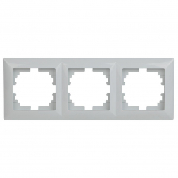 Рамка 3-постовая ЭРА Intro Solo белый 4-503-01 Б0043417