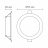 Встраиваемый светодиодный светильник Gauss Elementary Downlight 9100420205T