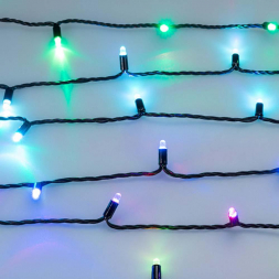 Уличная светодиодная гирлянда Ardecoled нить 12V разноцветная ARD-String-Classic-9000-Black-60Led-Live RGB-SPI 031520