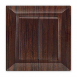 Выключатель двухклавишный Vesta-Electric Roma Mebel коричневый FVK010201FRN
