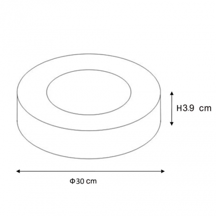 Потолочный светодиодный светильник Lucide Brice-Led 28116/30/30