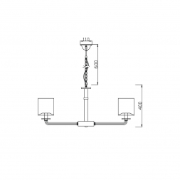 Подвесная люстра Vele Luce Princess VL1753L08