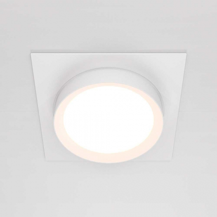 Встраиваемый светильник Maytoni Hoop DL086-GX53-SQ-W
