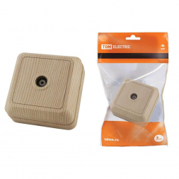 Розетка телевизионная TV TDM Electric Ладога сосна SQ1801-0058